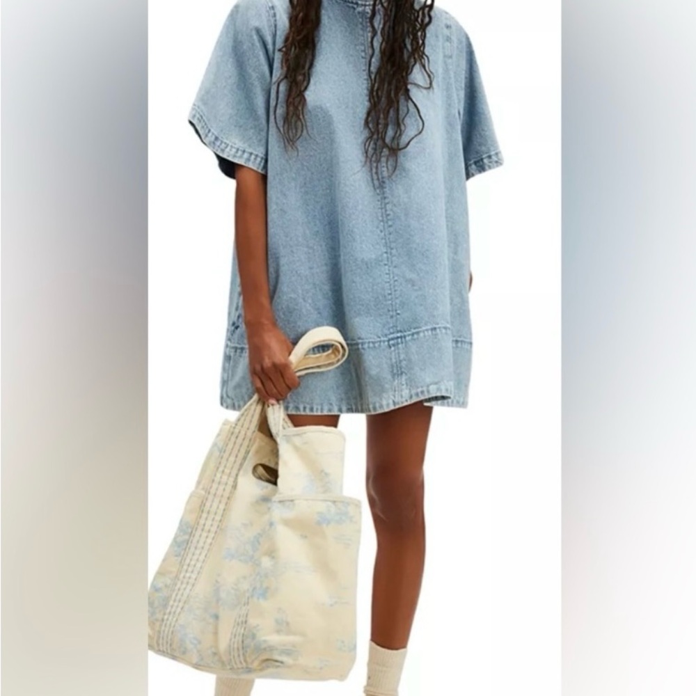 Free People Harlow Denim Mini Dress